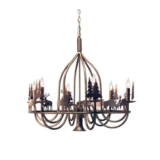 Meyda Lighting Ciervo 32 Inch Chandelier Cp744186