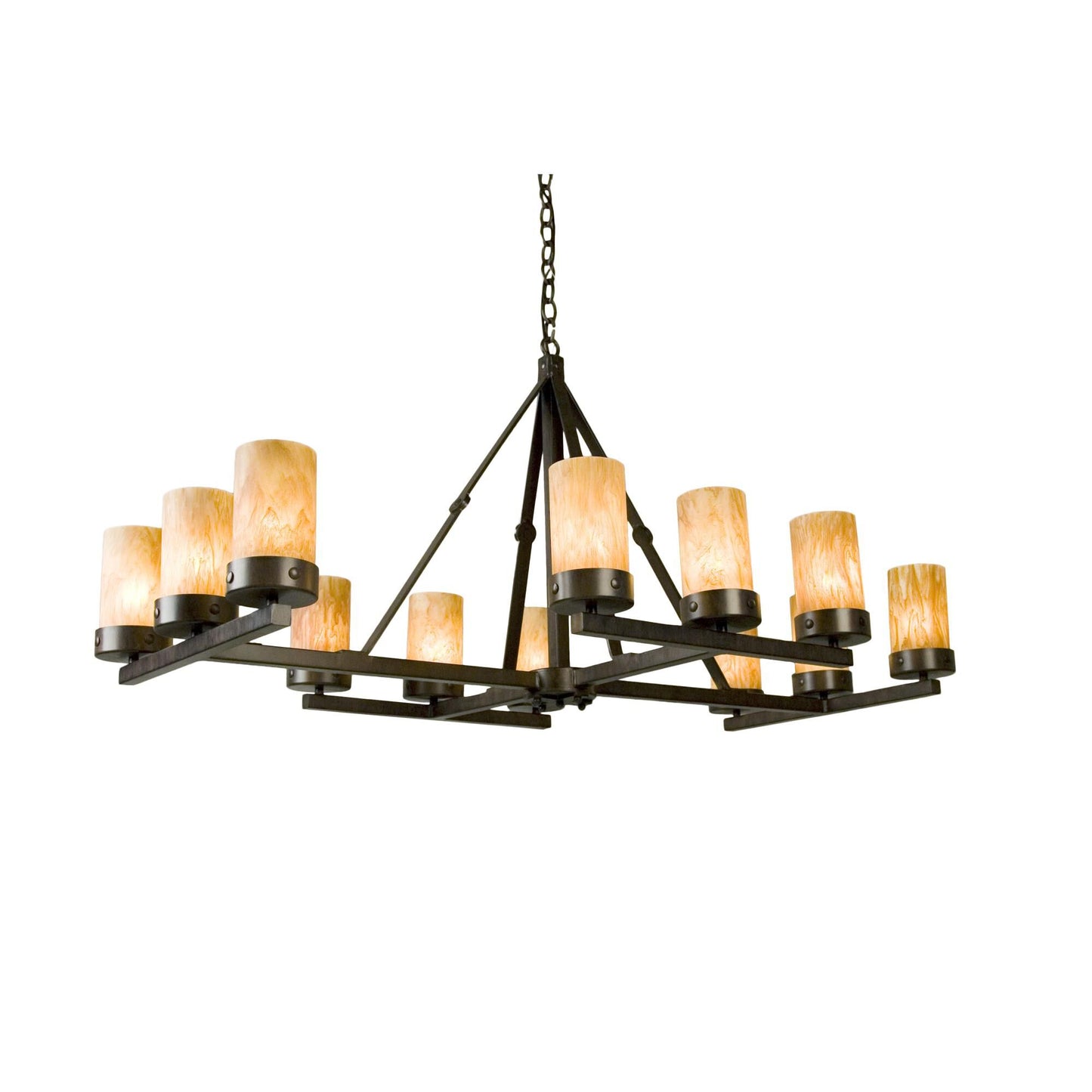 Meyda Lighting Parker 52 Inch 6 Light Chandelier Cp744127