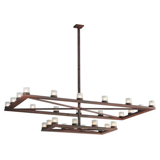 Meyda Lighting Stratum 96 Inch 26 Light Chandelier Cp14536