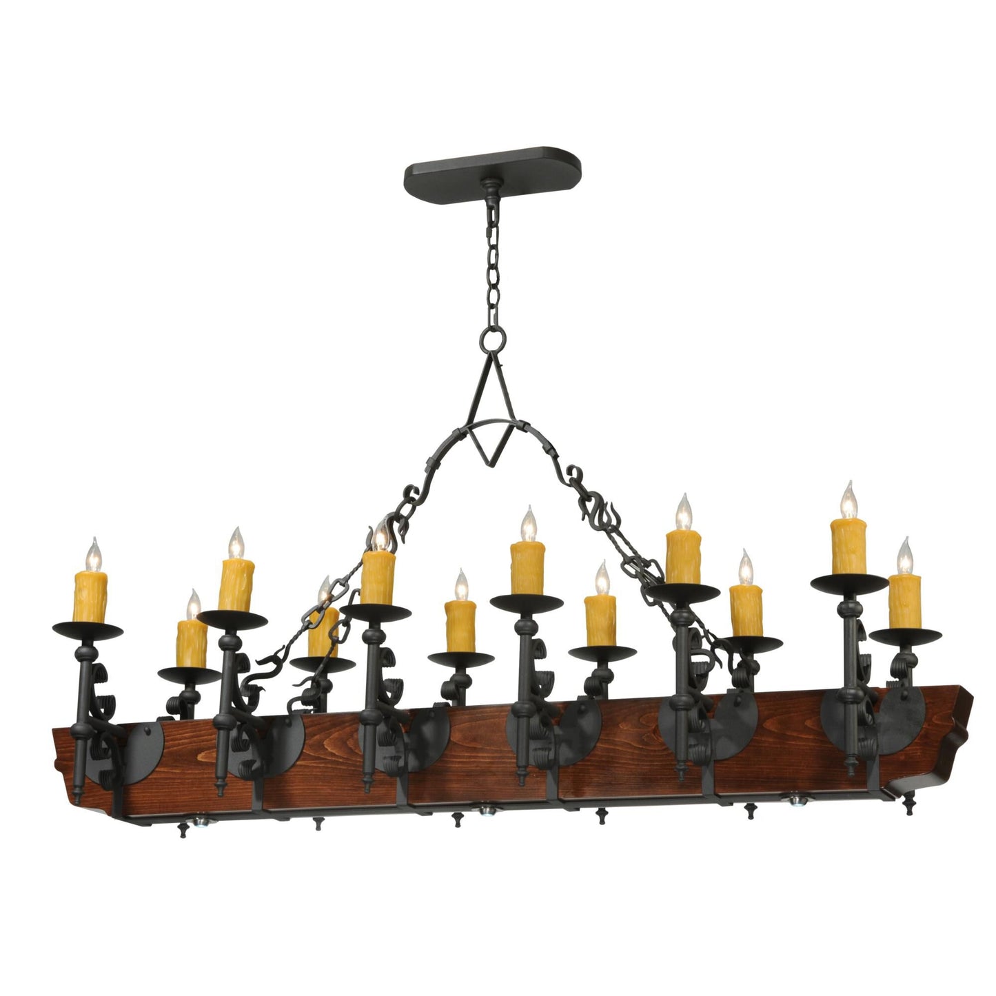 Meyda Lighting Tudor Led 60 Inch 12 Light Mini Chandelier Cp15149