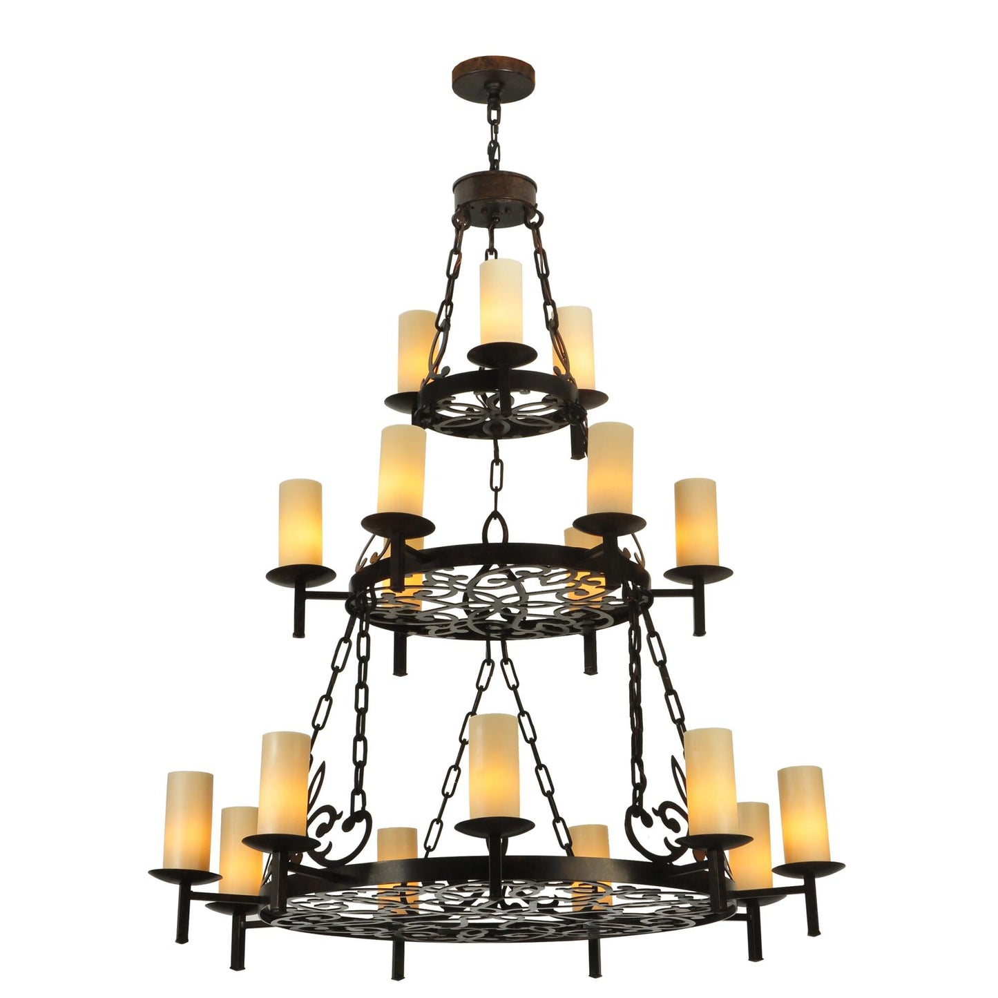 Meyda Lighting Colorado Golf Club 47 Inch 18 Light Chandelier Cp15581