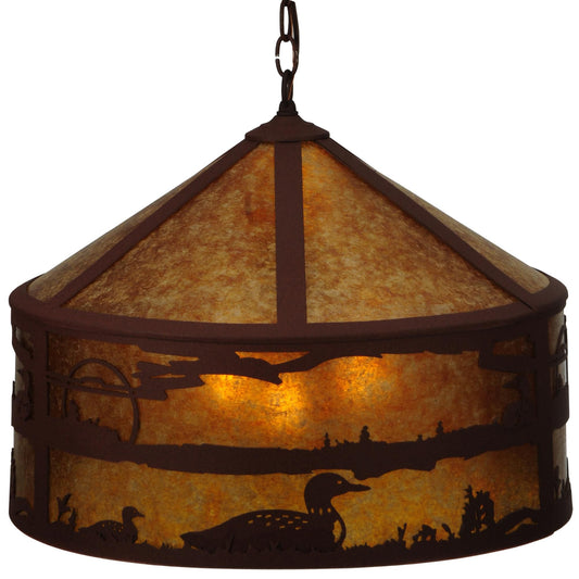 Meyda Lighting Loon On The Lake 20 Inch Large Pendant Cp15620