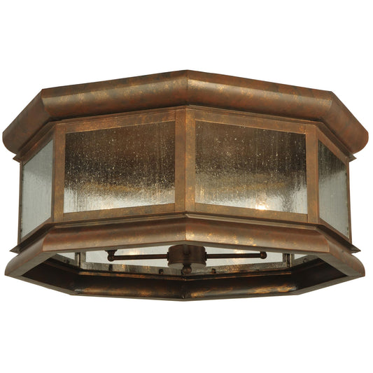 Meyda Lighting Manchester Octagon 29 Inch 4 Light Flush Mount Cp15725