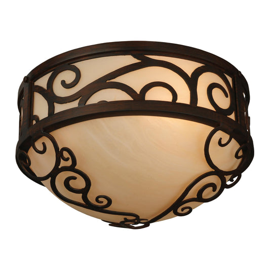 Meyda Lighting Lilliana 12 Inch 3 Light Flush Mount Cp15737