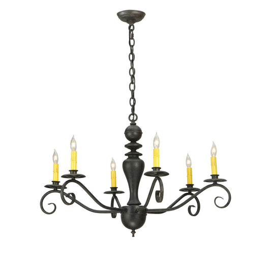 Meyda Lighting Emory 33 Inch 6 Light Chandelier Cp15826