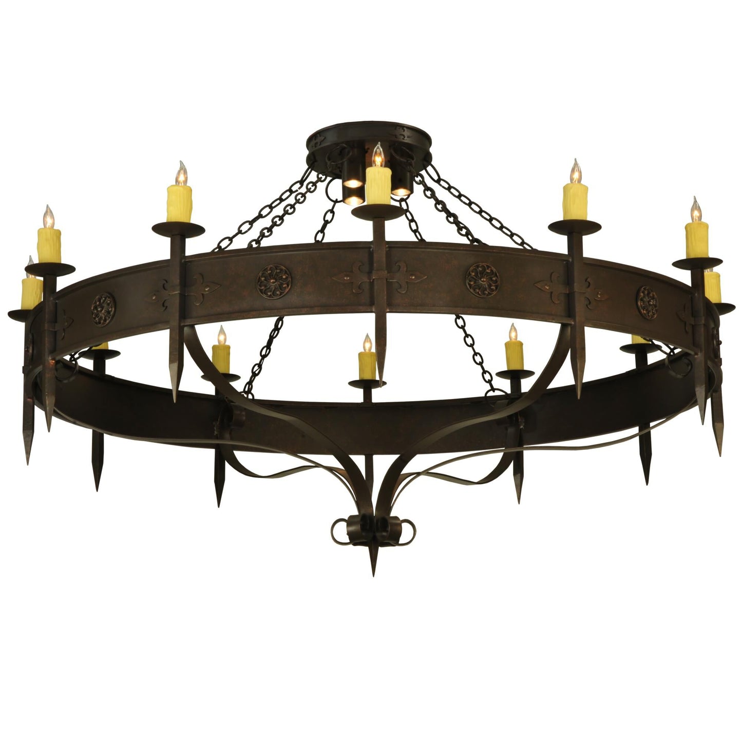 Meyda Lighting Warwick 72 Inch 12 Light Chandelier Cp16961