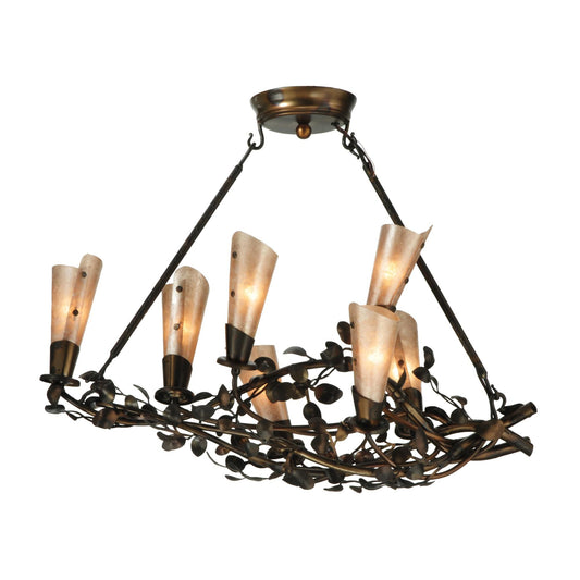 Meyda Lighting Vinca Vine 30 Inch 7 Light Mini Chandelier Cp16984