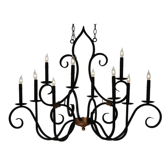 Meyda Lighting Clifton 43 Inch 10 Light Chandelier Cp17119