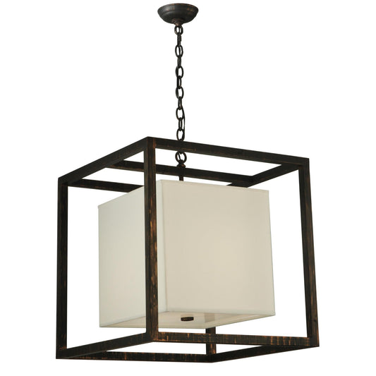 Meyda Lighting Kitzi Box 31 Inch Large Pendant Cp17147