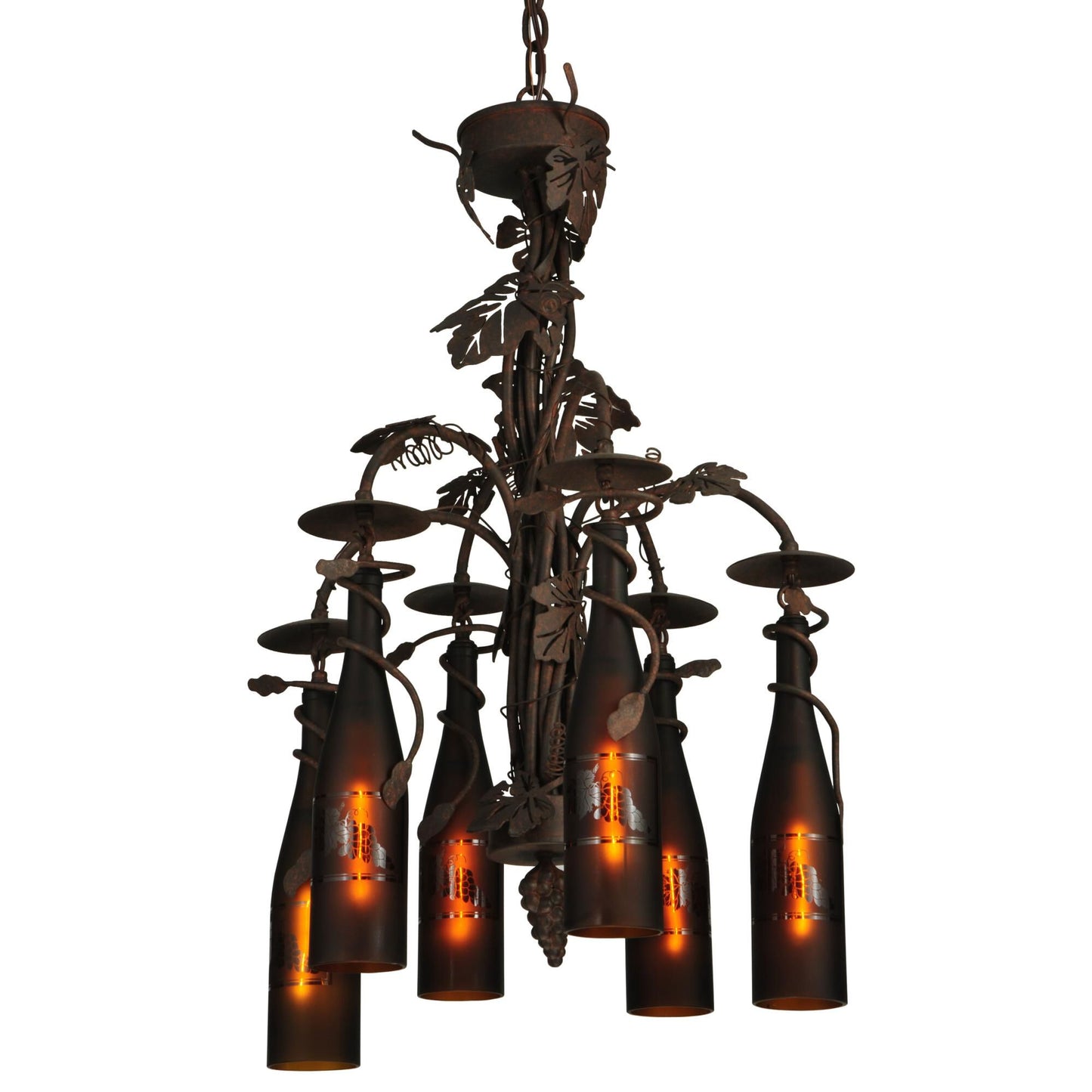 Meyda Lighting Tuscan Vineyard 20 Inch 6 Light Mini Chandelier Cp17551