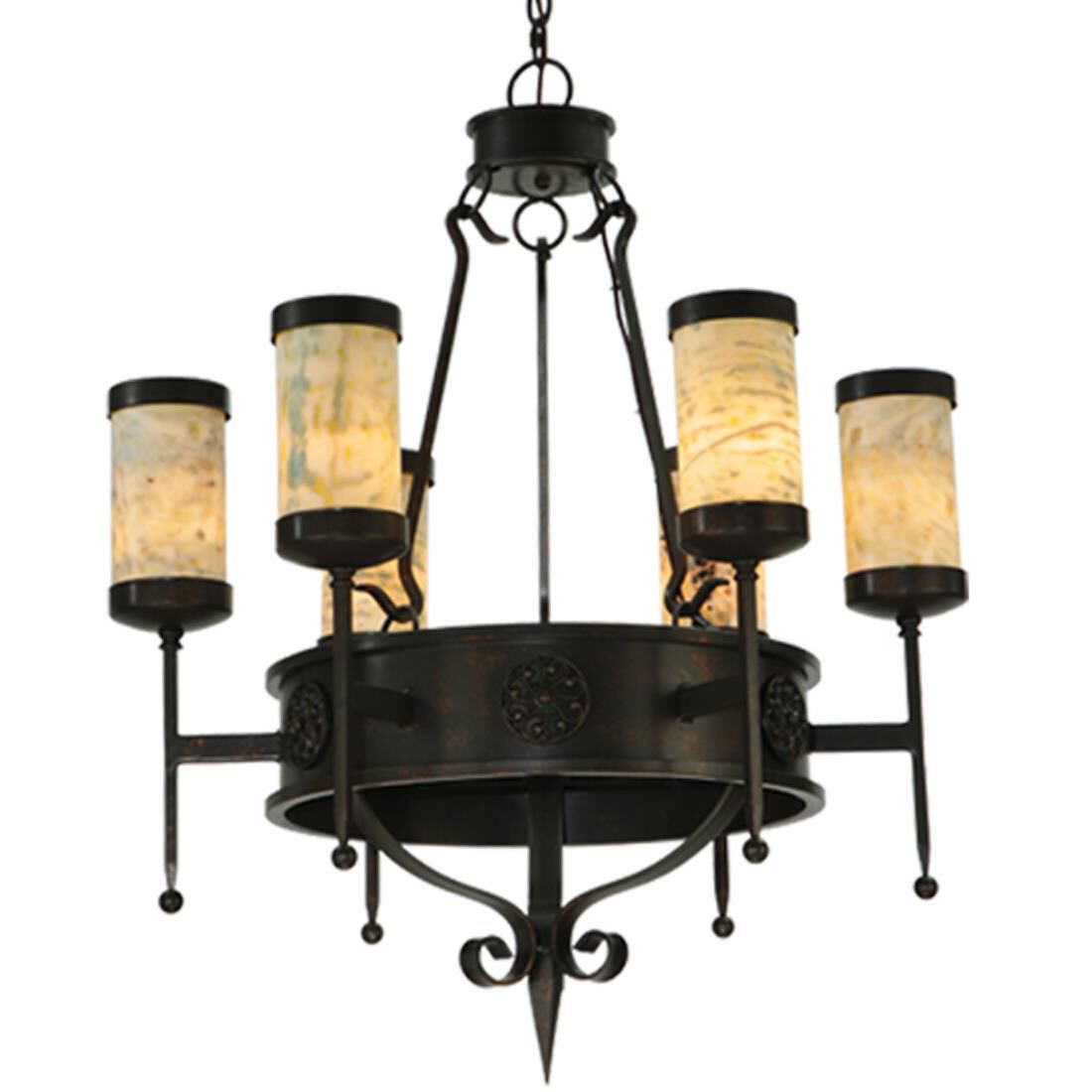 Meyda Lighting Lorenzo 30 Inch 6 Light Chandelier Cp17811