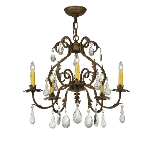 Meyda Lighting Chantilly 24 Inch 5 Light Chandelier Cp17818