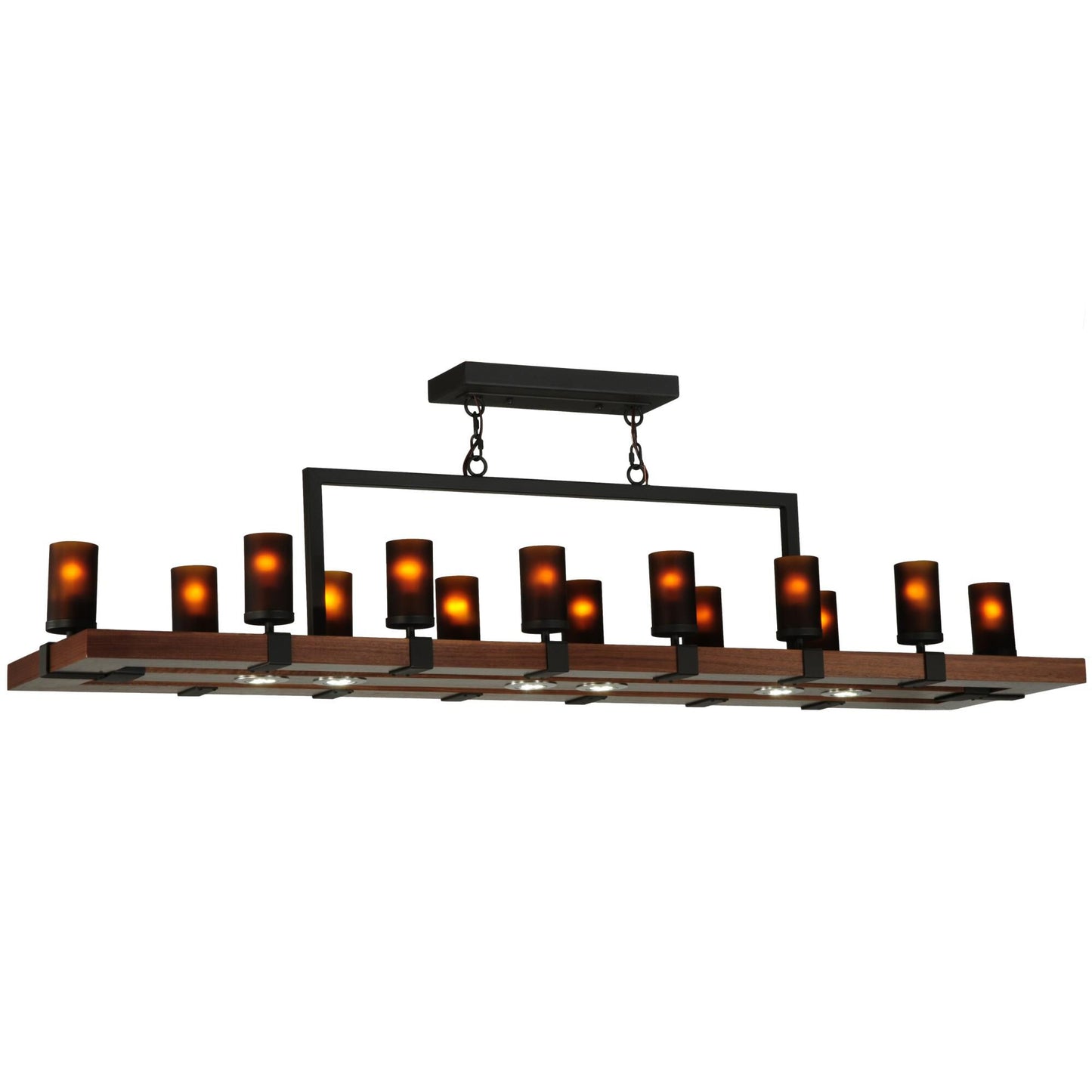 Meyda Lighting Grand Terrace 72 Inch 14 Light Led Mini Chandelier Cp17891