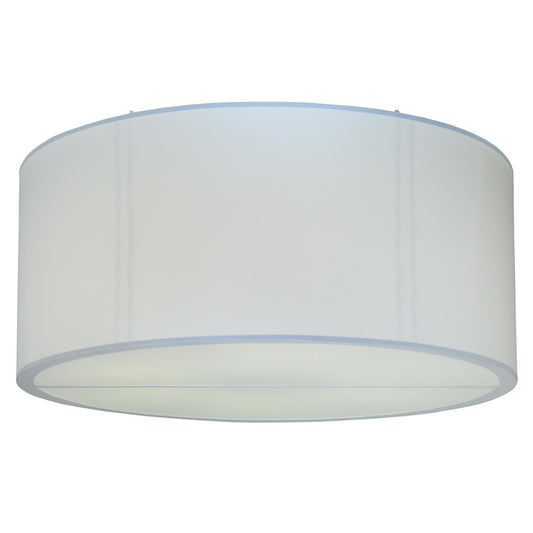 Meyda Lighting Cilindro White 60 Inch 6 Light Flush Mount Cp18226