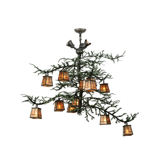 Meyda Lighting Pine Branch Valley View 48 Inch 12 Light Chandelier Cp18624