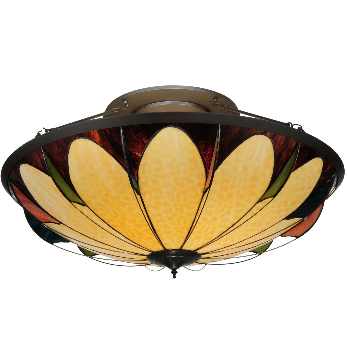 Meyda Lighting Cowette 42 Inch 6 Light Semi Flush Mount Cp18687