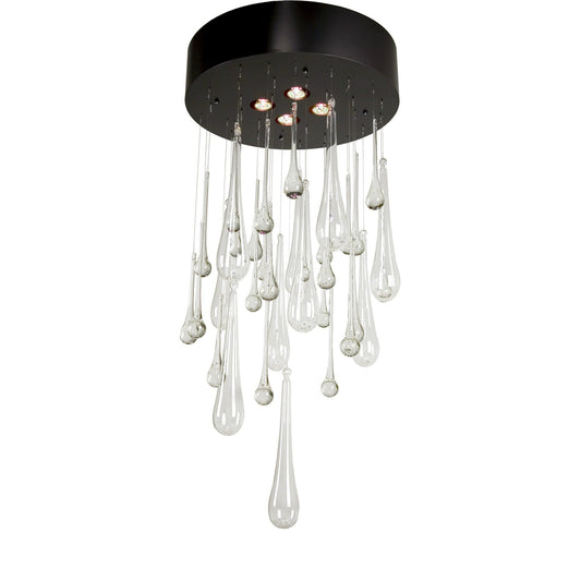 Meyda Lighting Teardrop 20 Inch 4 Light Mini Chandelier Cp745731