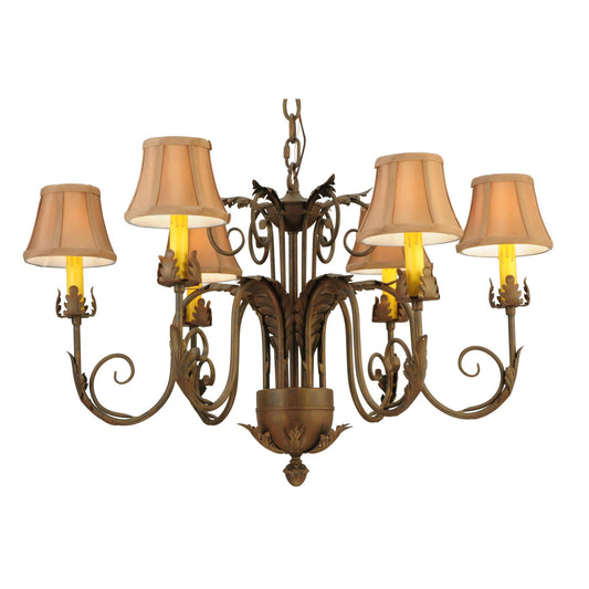 Meyda Lighting Lindsay 29 Inch 6 Light Chandelier Cp18917