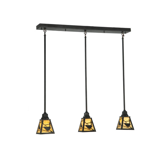 Meyda Lighting 42 Inch 3 Light Linear Suspension Light Cp248282