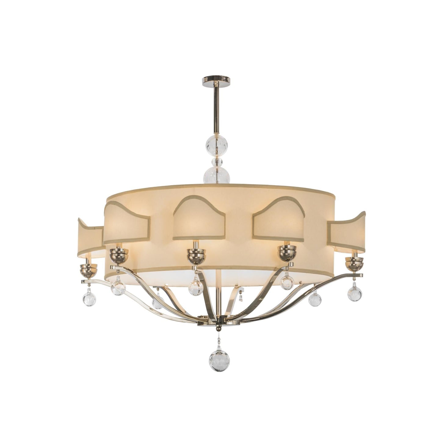 Meyda Lighting 50 Inch 8 Light Semi Flush Mount Cp248342