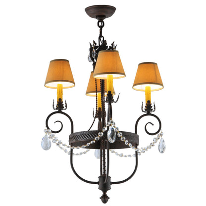 Meyda Lighting 19 Inch 4 Light Mini Chandelier Cp248399