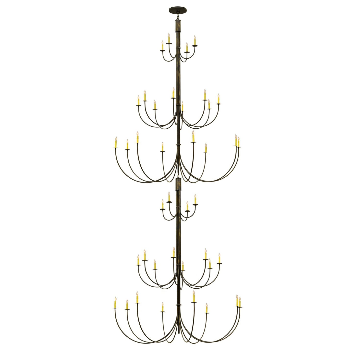 Meyda Lighting 78 Inch 40 Light Semi Flush Mount Cp248487