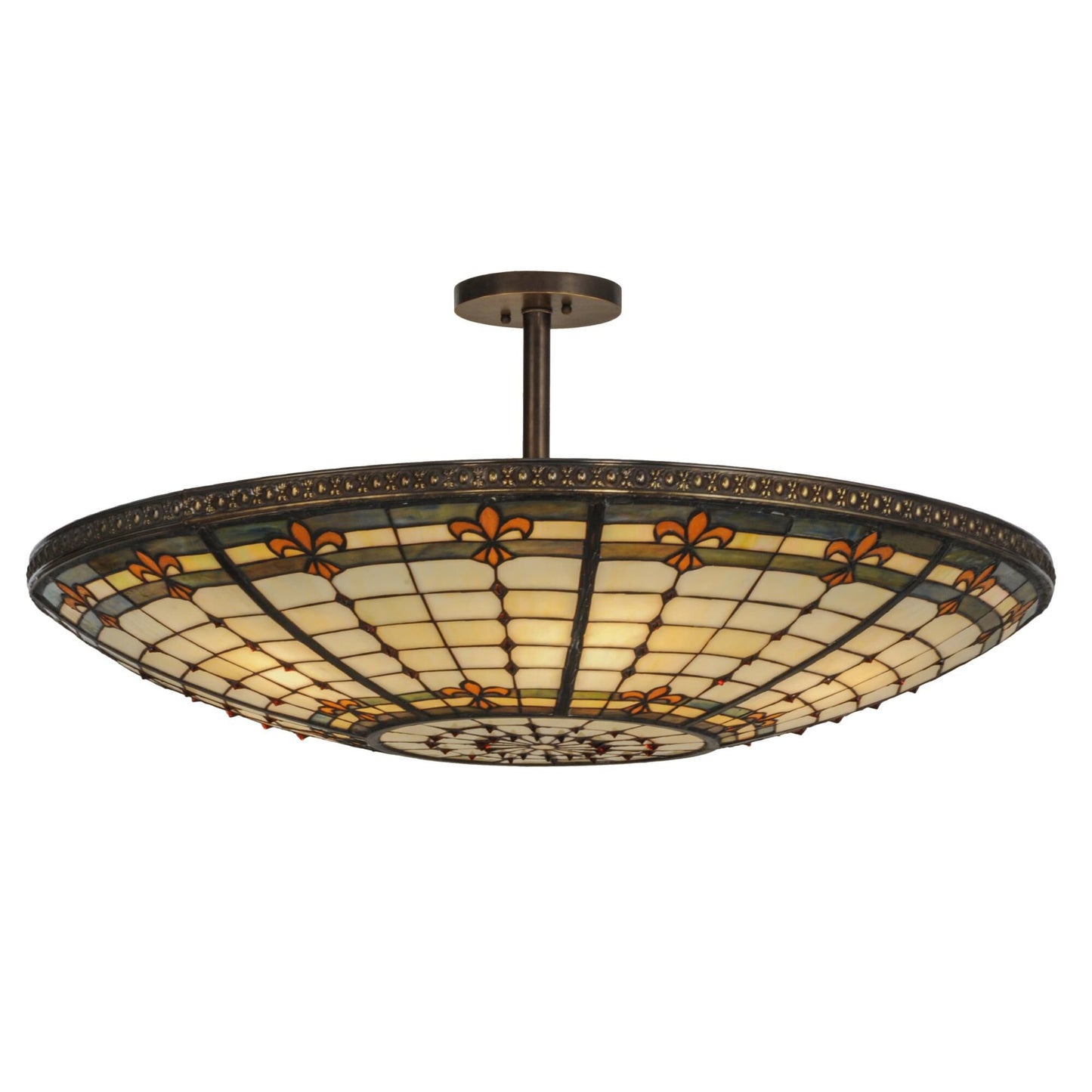 Meyda Lighting 36 Inch 6 Light Semi Flush Mount Cp248540