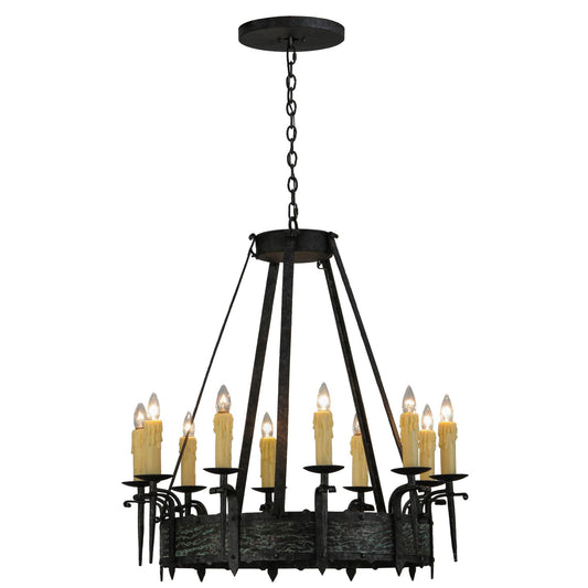 Meyda Lighting 36 Inch 10 Light Chandelier Cp248548