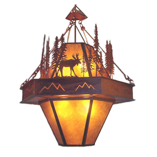 Meyda Lighting Moose At Dusk 49 Inch Large Pendant Cp19970