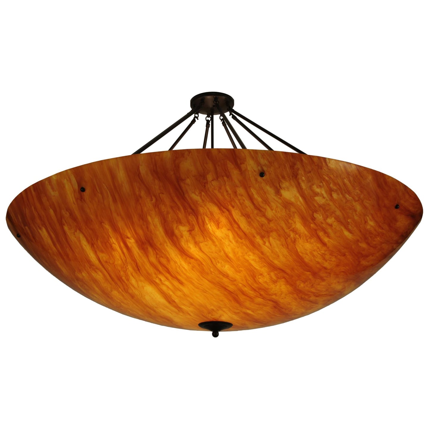 Meyda Lighting 60 Inch 12 Light Semi Flush Mount Cp248599