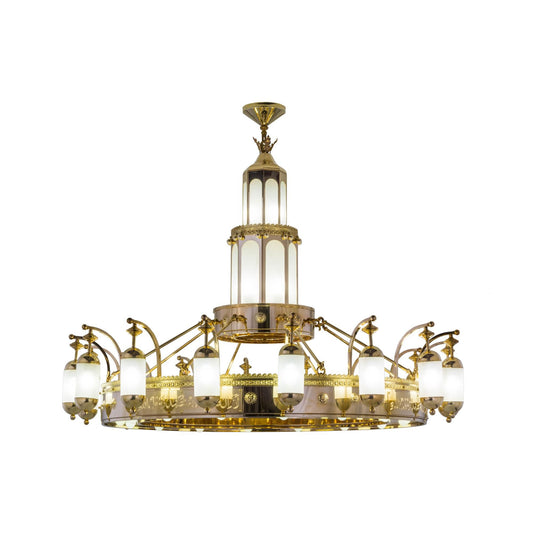 Meyda Lighting 72 Inch 42 Light Semi Flush Mount Cp248652