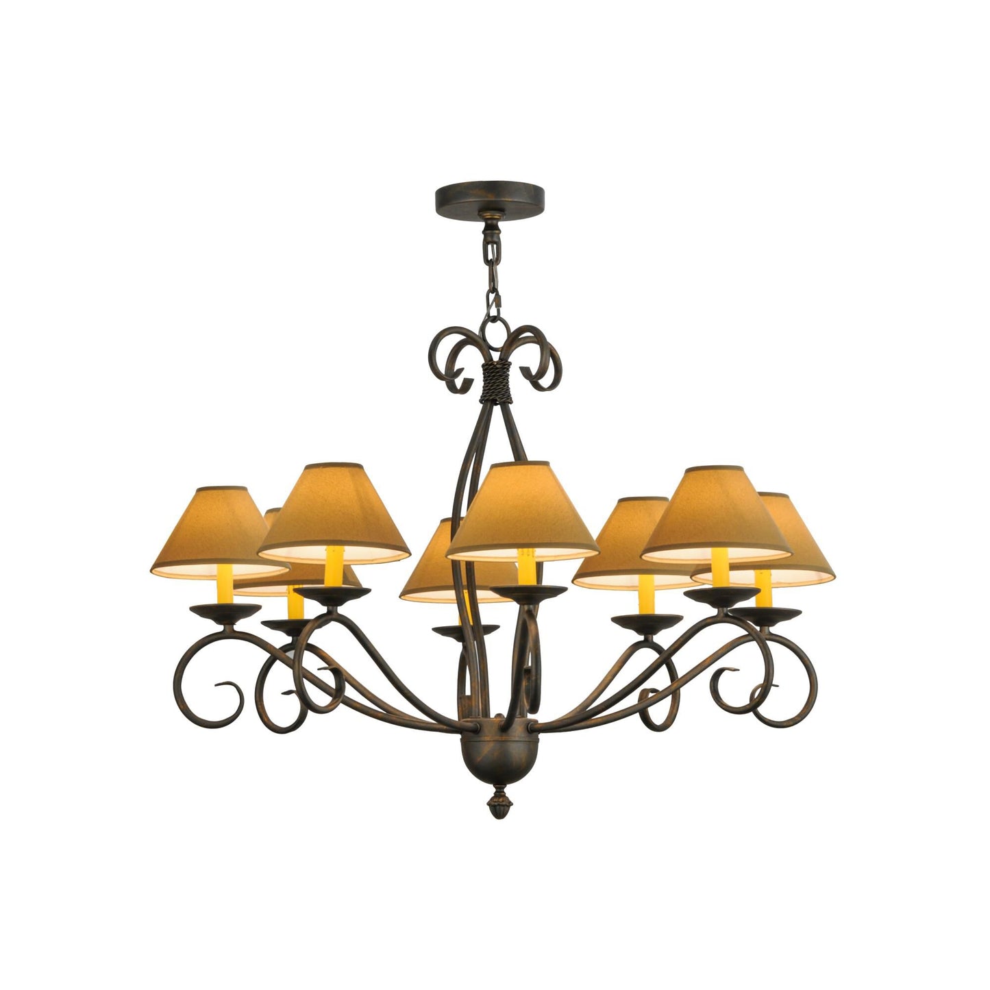 Meyda Lighting 40 Inch 8 Light Chandelier Cp248721