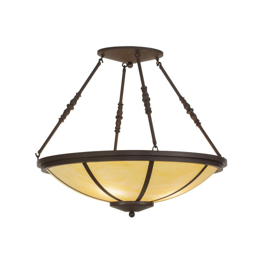 Meyda Lighting 30 Inch 4 Light Semi Flush Mount Cp248763