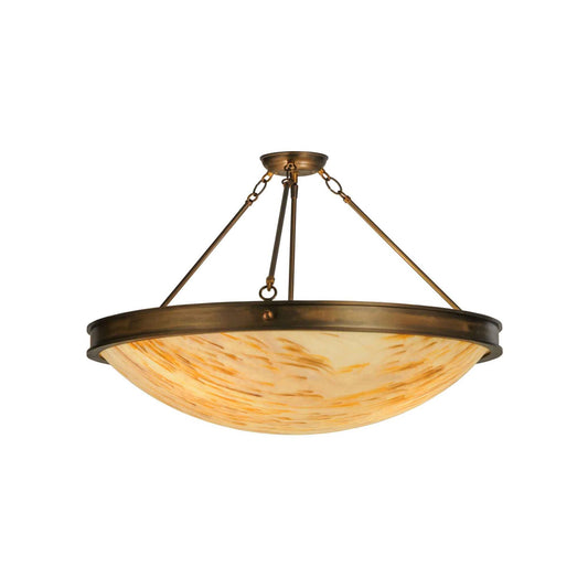 Meyda Lighting 30 Inch 3 Light Semi Flush Mount Cp248928