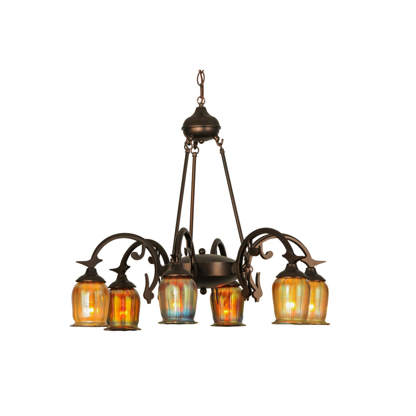 Meyda Lighting 28 Inch 6 Light Chandelier Cp248948