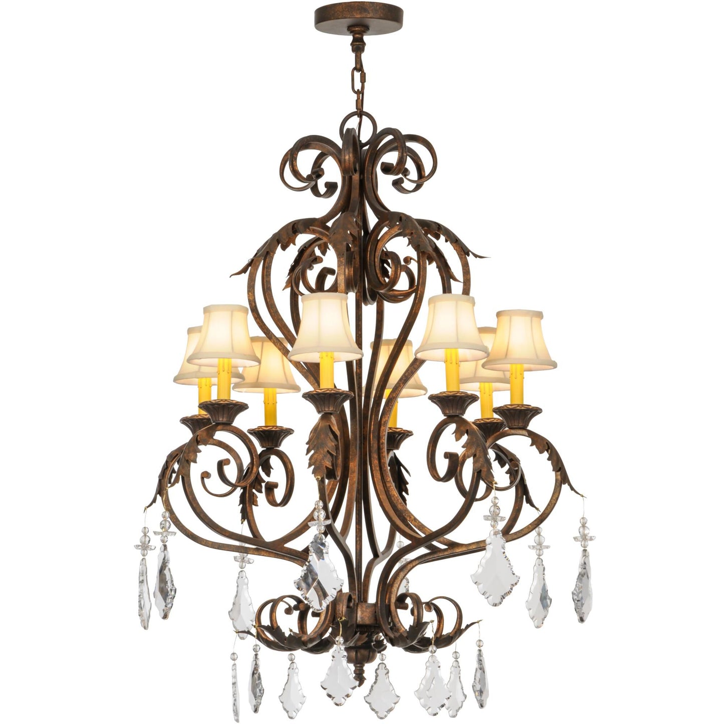 Meyda Lighting 30 Inch 8 Light Chandelier Cp248952