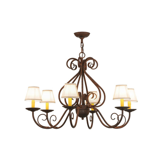 Meyda Lighting 36 Inch 6 Light Chandelier Cp248984