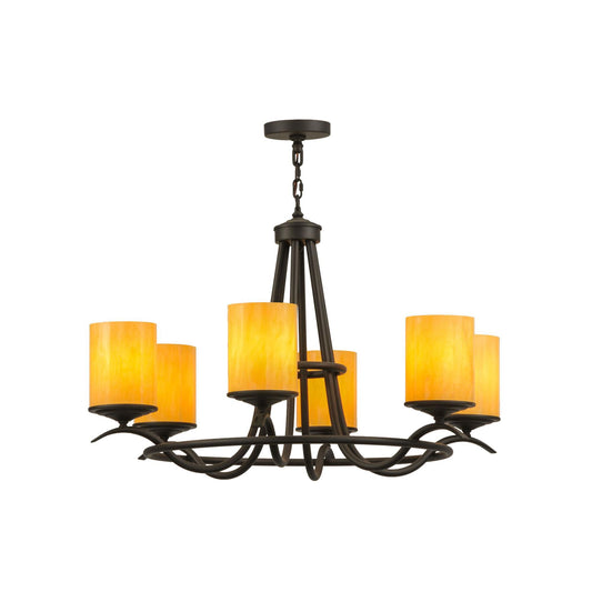 Meyda Lighting 39 Inch 6 Light Chandelier Cp249019