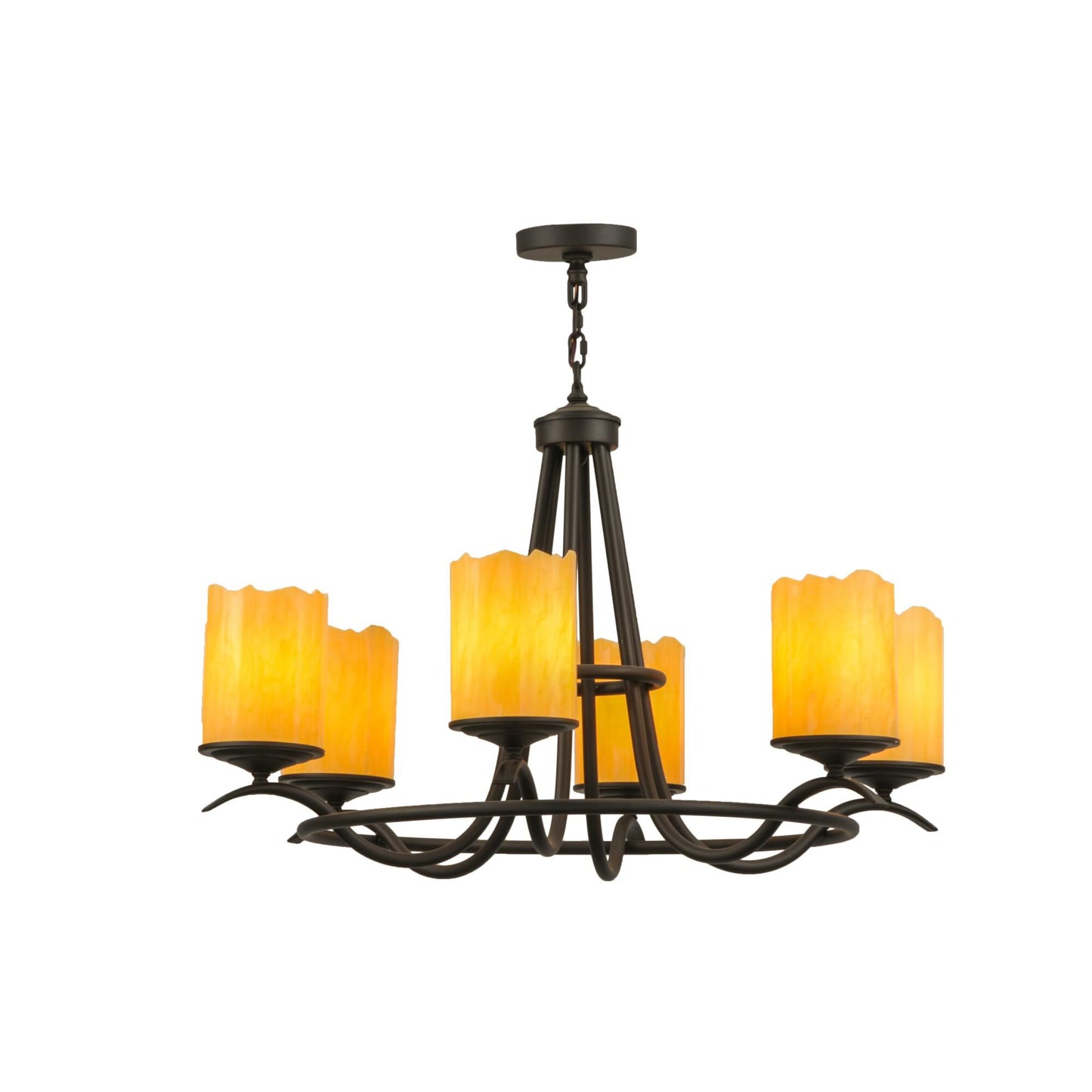 Meyda Lighting 39 Inch 6 Light Chandelier Cp249134