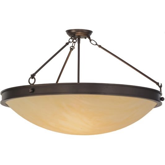 Meyda Lighting 30 Inch 3 Light Semi Flush Mount Cp249235