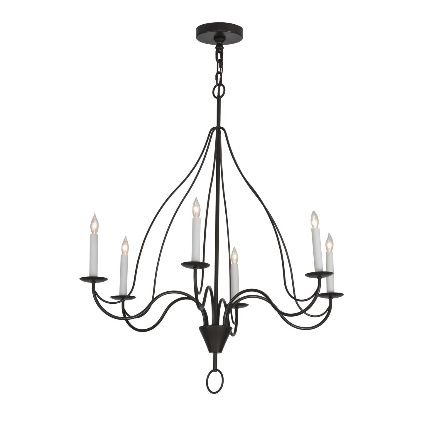 Meyda Lighting 36 Inch 6 Light Chandelier Cp249344