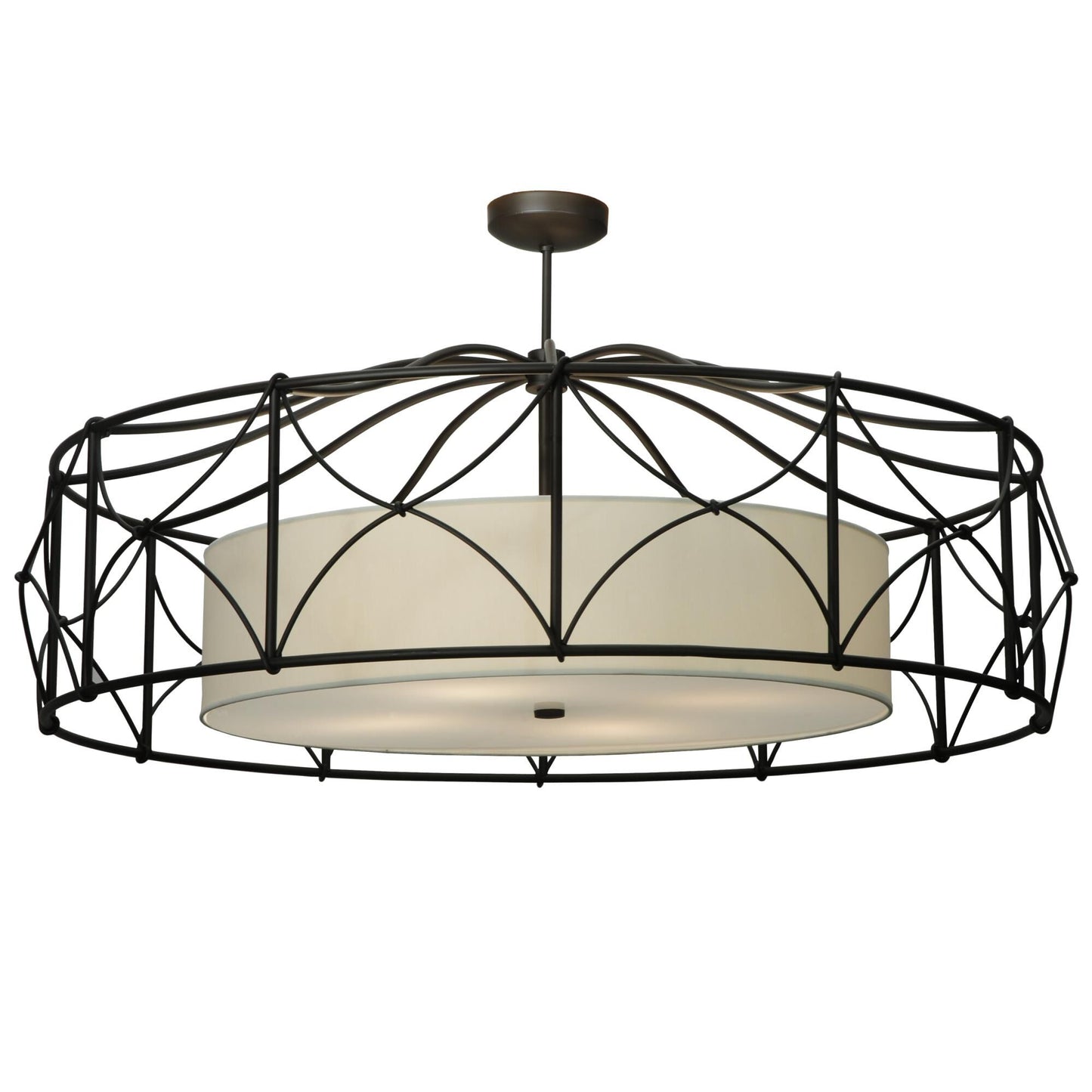 Meyda Lighting 53 Inch 4 Light Semi Flush Mount Cp249422