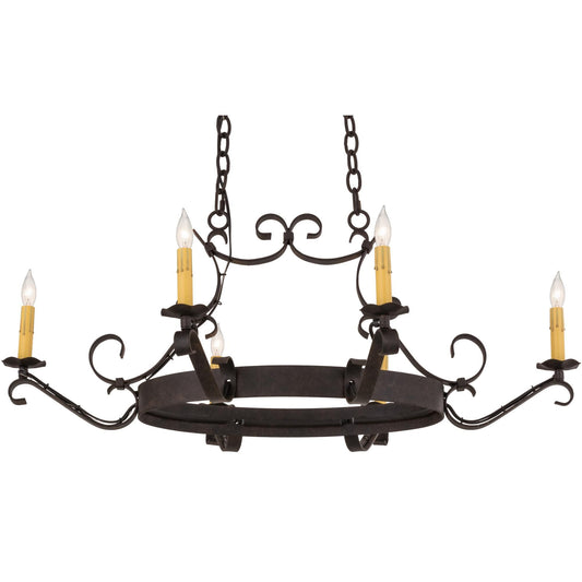 Meyda Lighting 38 Inch 6 Light Chandelier Cp249637