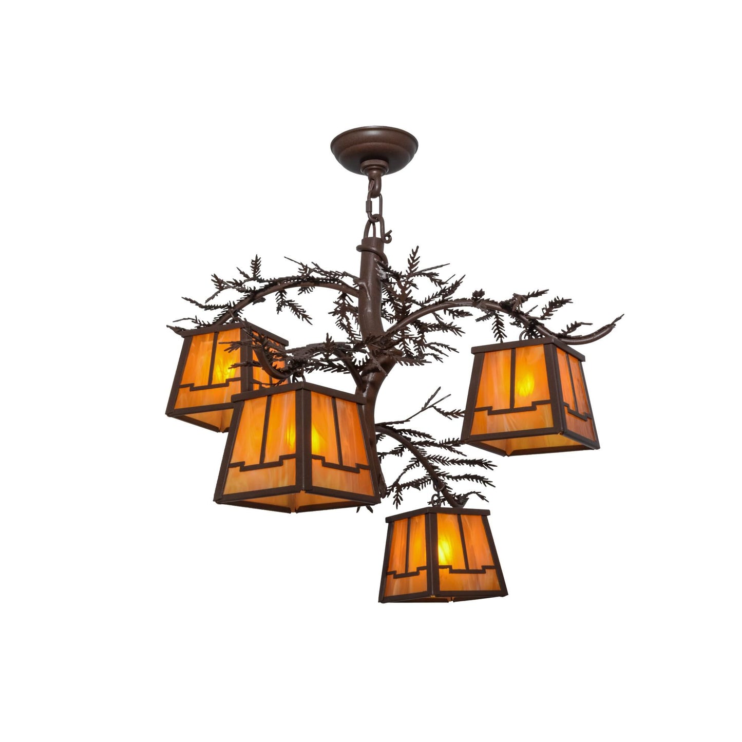 Meyda Lighting 28 Inch 4 Light Chandelier Cp249648