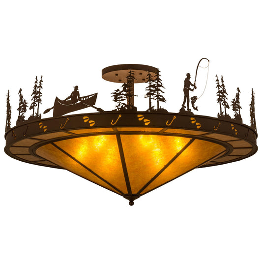 Meyda Lighting 36 Inch 6 Light Semi Flush Mount Cp249702