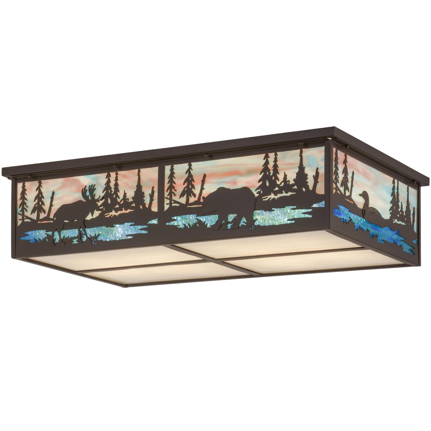 Meyda Lighting 36 Inch 8 Light Flush Mount Cp249729