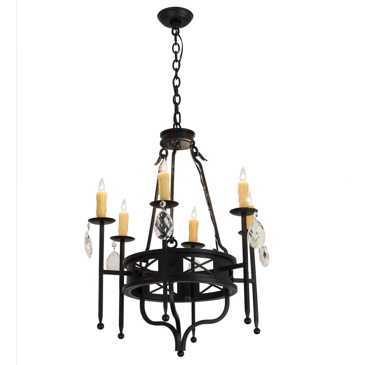 Meyda Lighting 24 Inch 6 Light Chandelier Cp249821