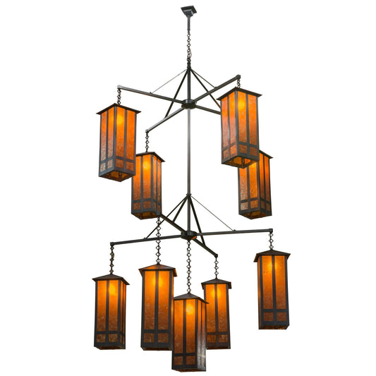 Meyda Lighting 62 Inch 9 Light Semi Flush Mount Cp249943