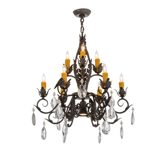 Meyda Lighting 26 Inch 9 Light Chandelier Cp249975