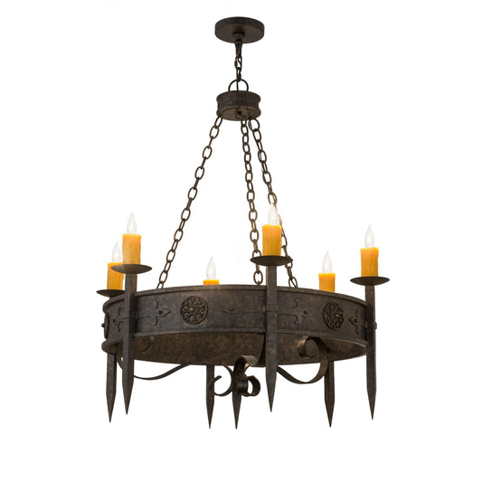 Meyda Lighting 36 Inch 6 Light Chandelier Cp250259